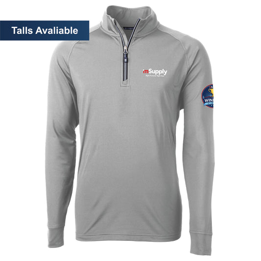 Winner's Circle Cutter & Buck Men's Eco Stretch 1/4 Zip