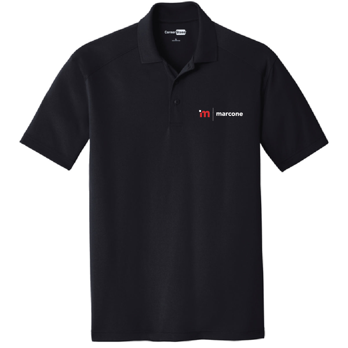 Cornerstone Men's Snag Proof Polo with Marcone Logo