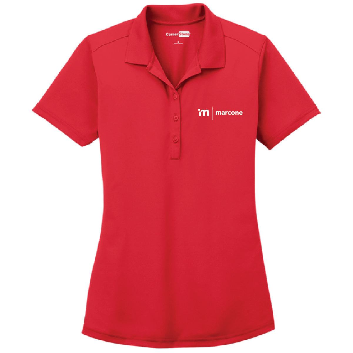 Cornerstone Women's Snag Proof Polo with Marcone Logo