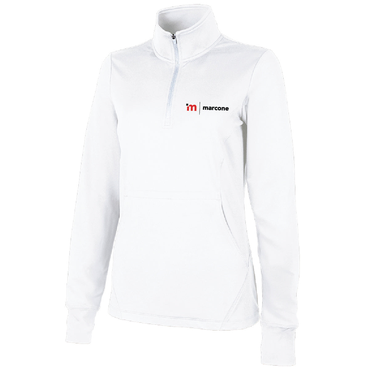 Charles River Women's Nu Fitness Pullover with Marcone Logo