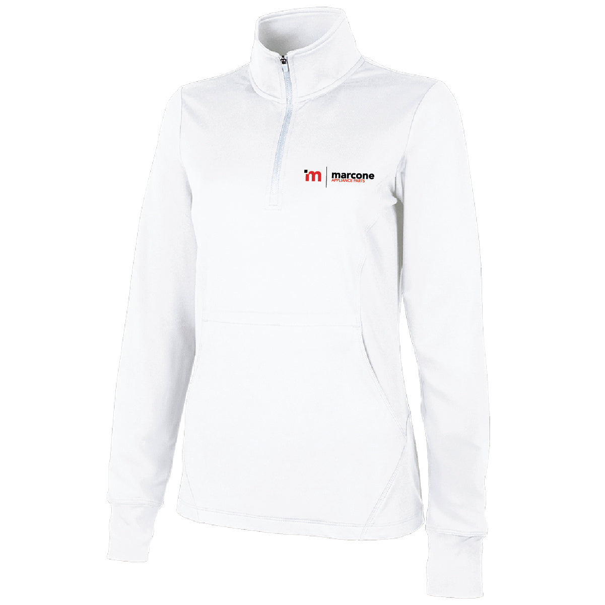 Charles River Women's Nu Fitness Pullover with Marcone Appliance Logo