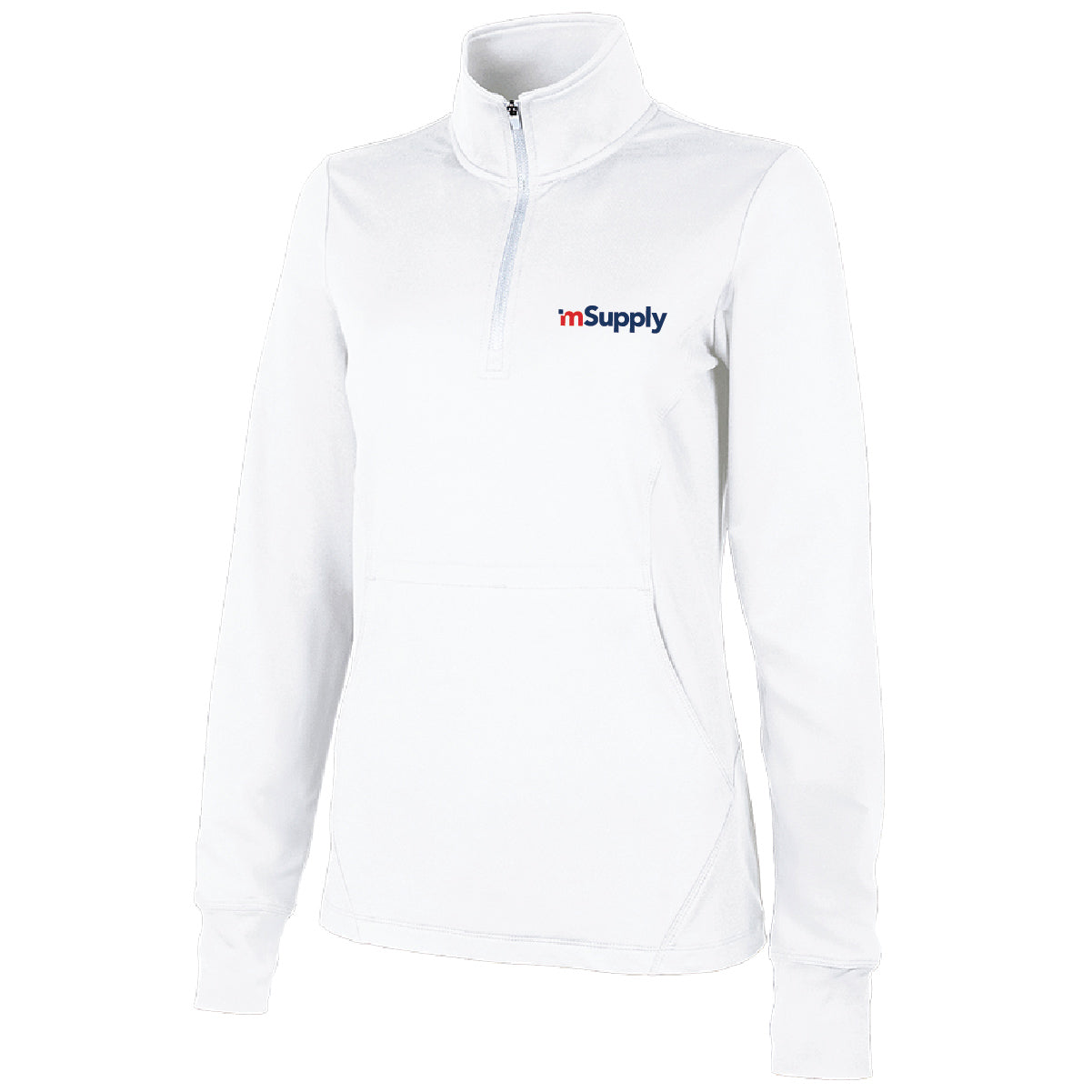 Charles River Women's Nu Fitness Pullover with mSupply Logo