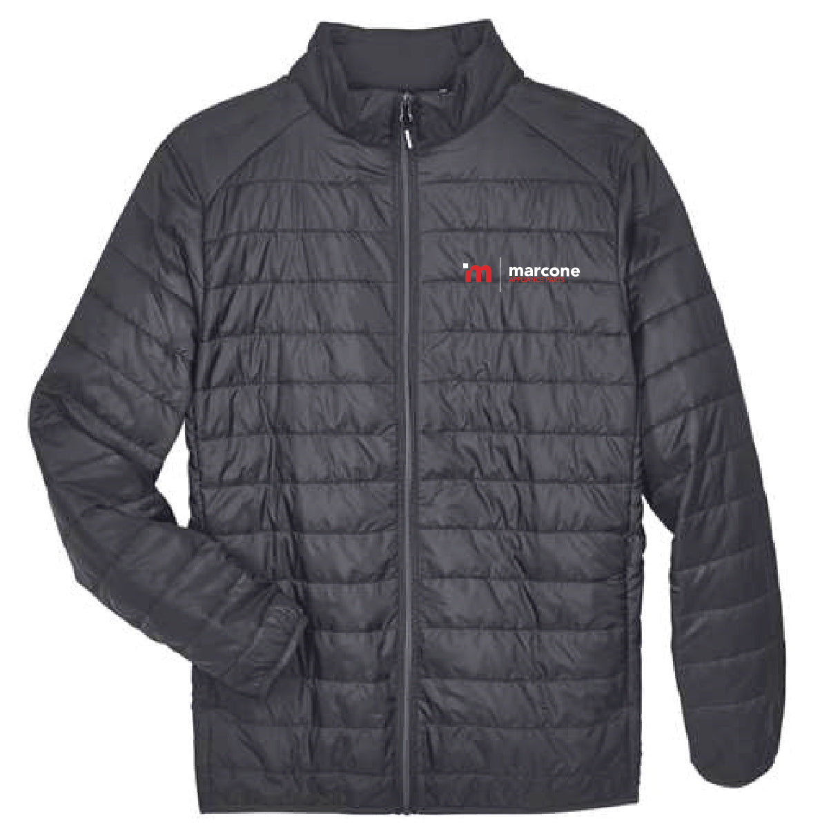 Core 365 Men's Packable Puffer Jacket with Marcone Appliance Logo