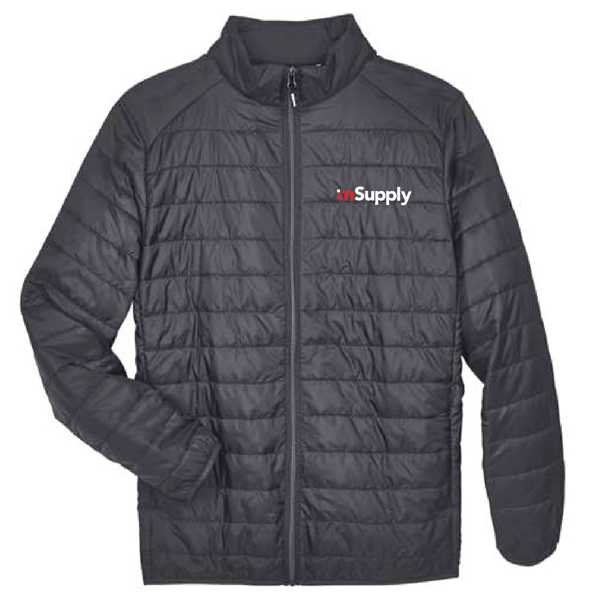 Core 365 Men's Packable Puffer Jacket with mSupply Logo