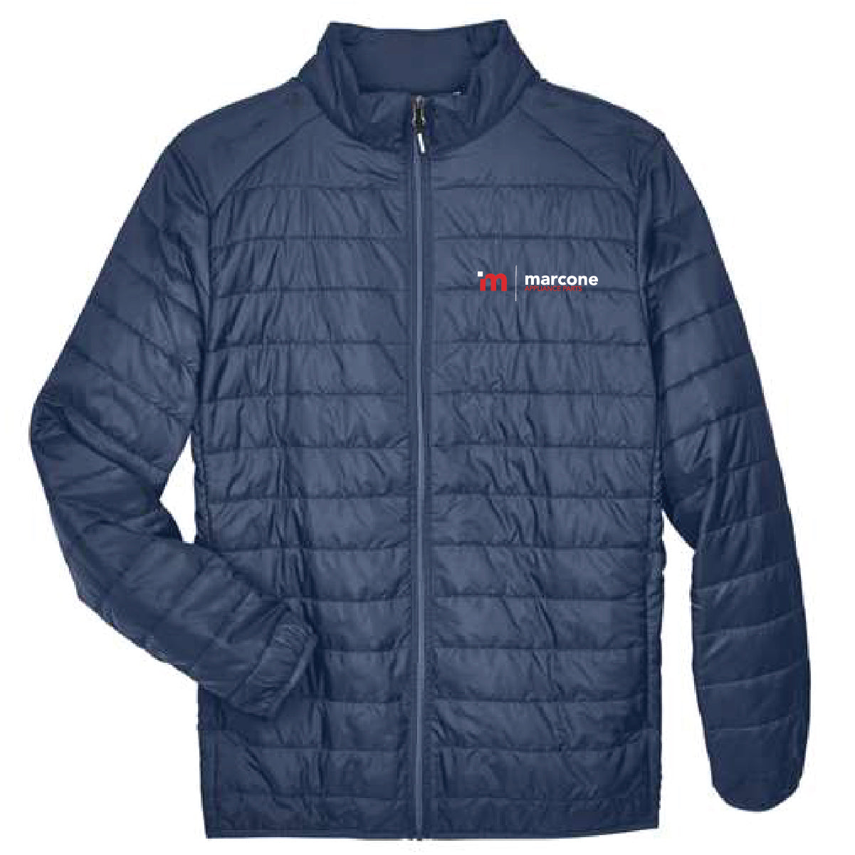 Core 365 Men's Packable Puffer Jacket with Marcone Appliance Logo