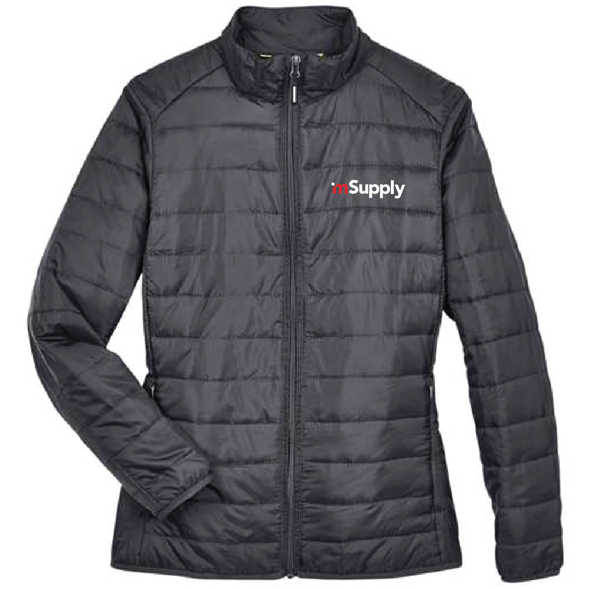 Core 365 Women's Packable Puffer Jacket with Marcone Logo