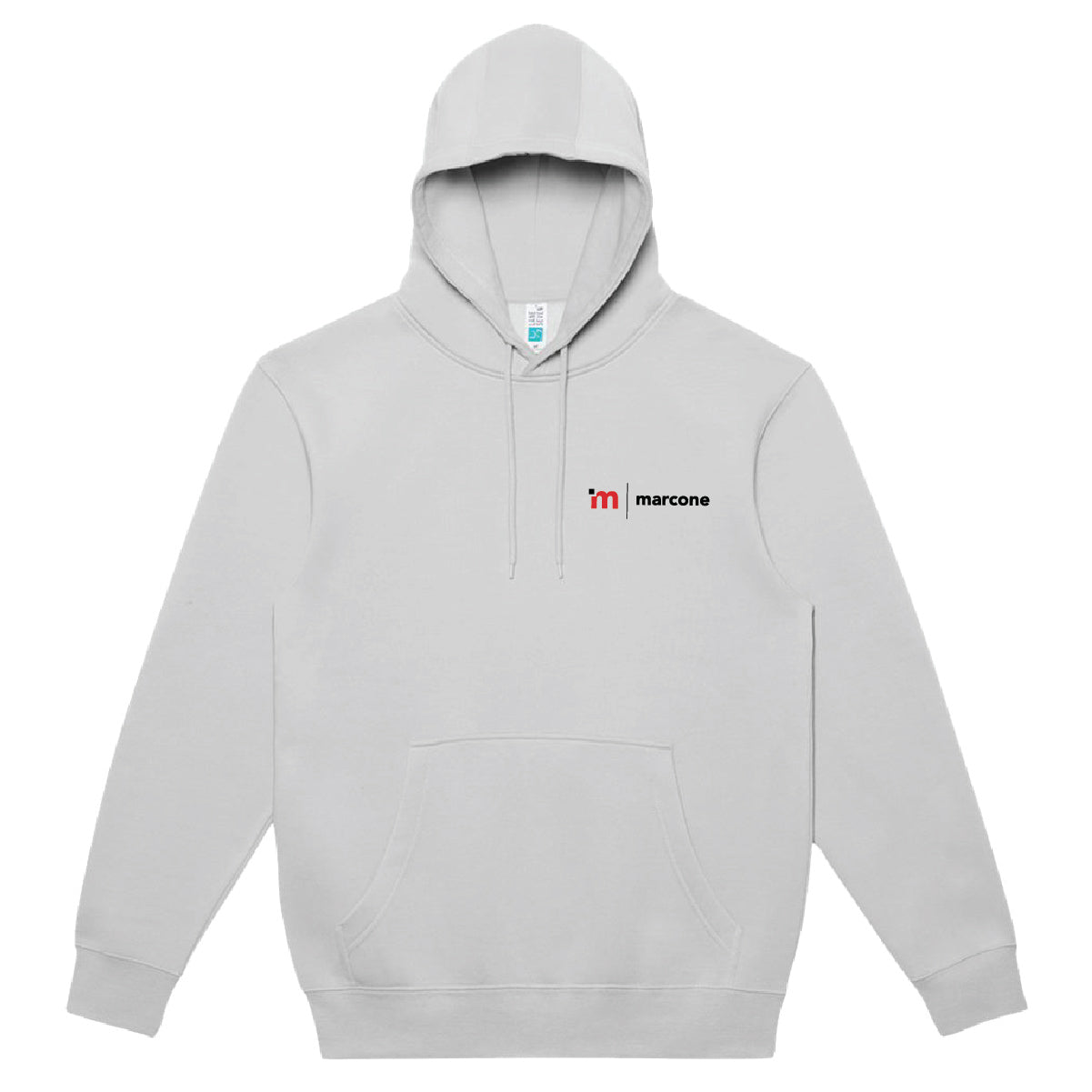 Lane 7 Unisex Premium Pullover Hooded Sweatshirt with Marcone Logo