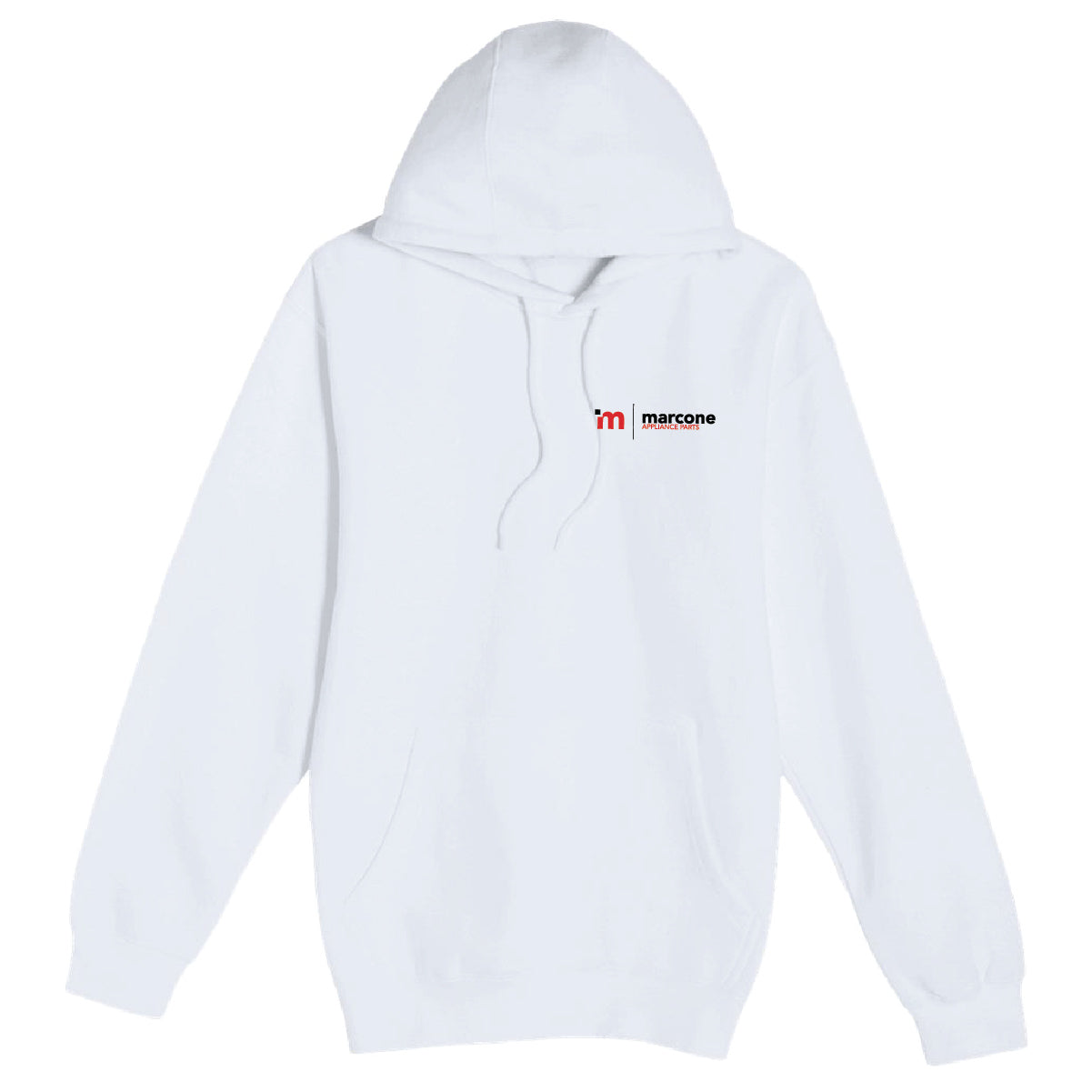Lane 7 Unisex Premium Pullover Hooded Sweatshirt with Marcone Appliance Logo