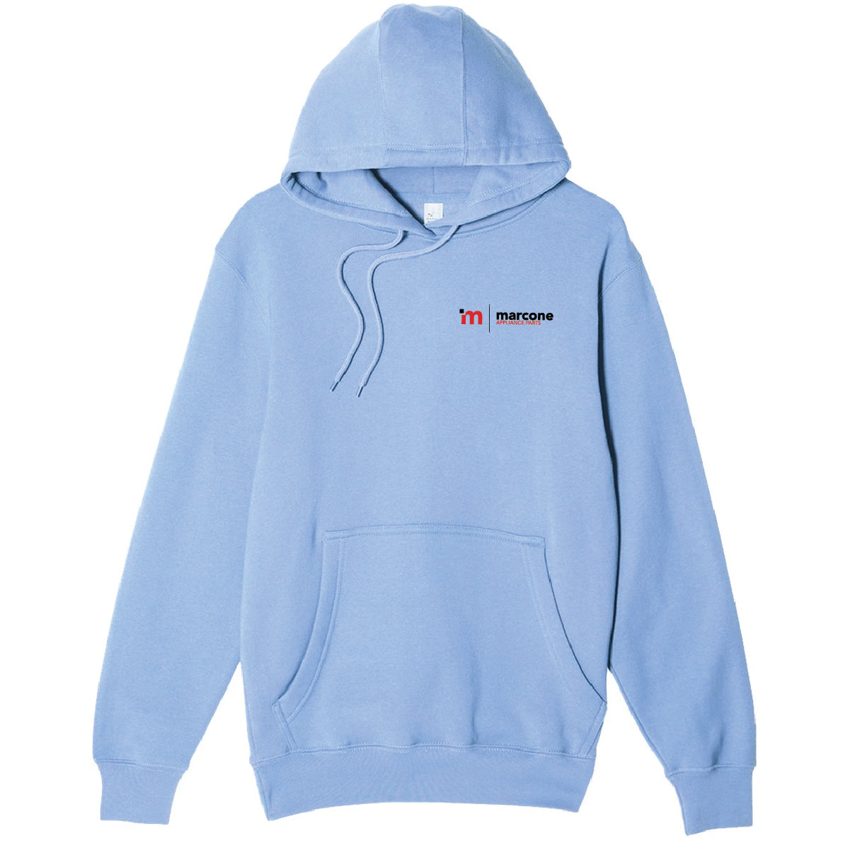 Lane 7 Unisex Premium Pullover Hooded Sweatshirt with Marcone Appliance Logo