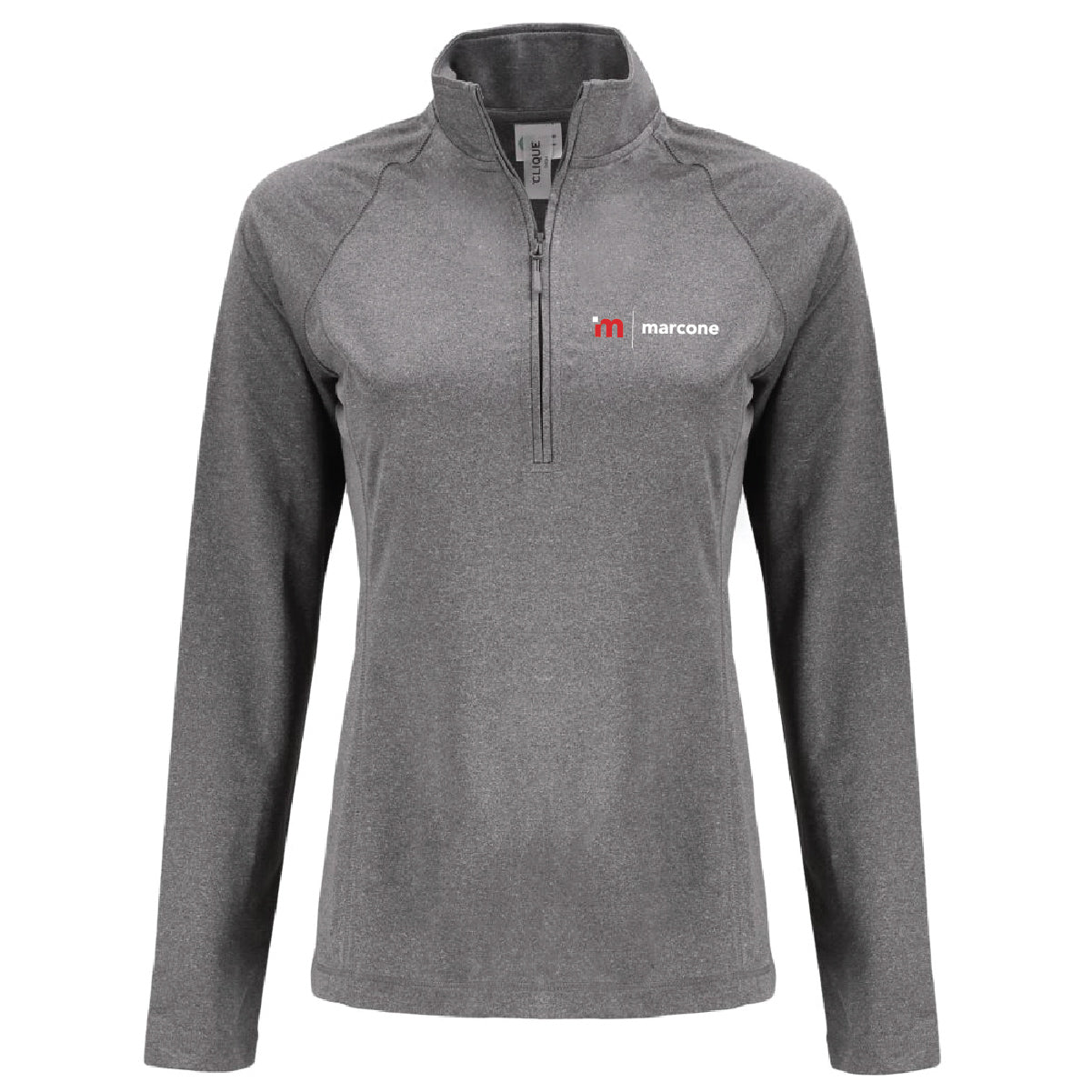 Clique by Cutter Women's Dash 1/4 Zip Sweatshirt with Marcone Logo