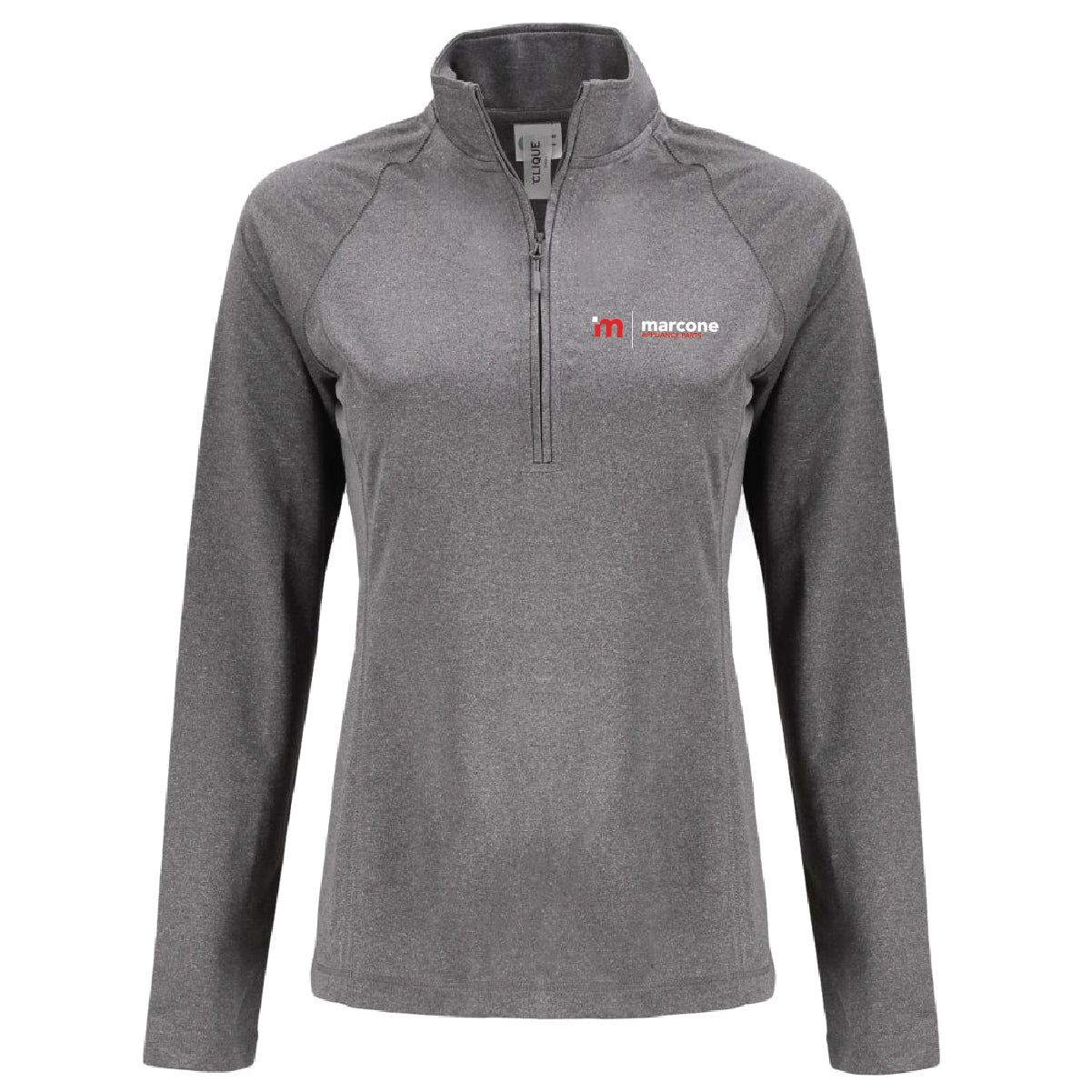 Clique by Cutter Women's Dash 1/4 Zip Sweatshirt with Marcone Appliance Logo