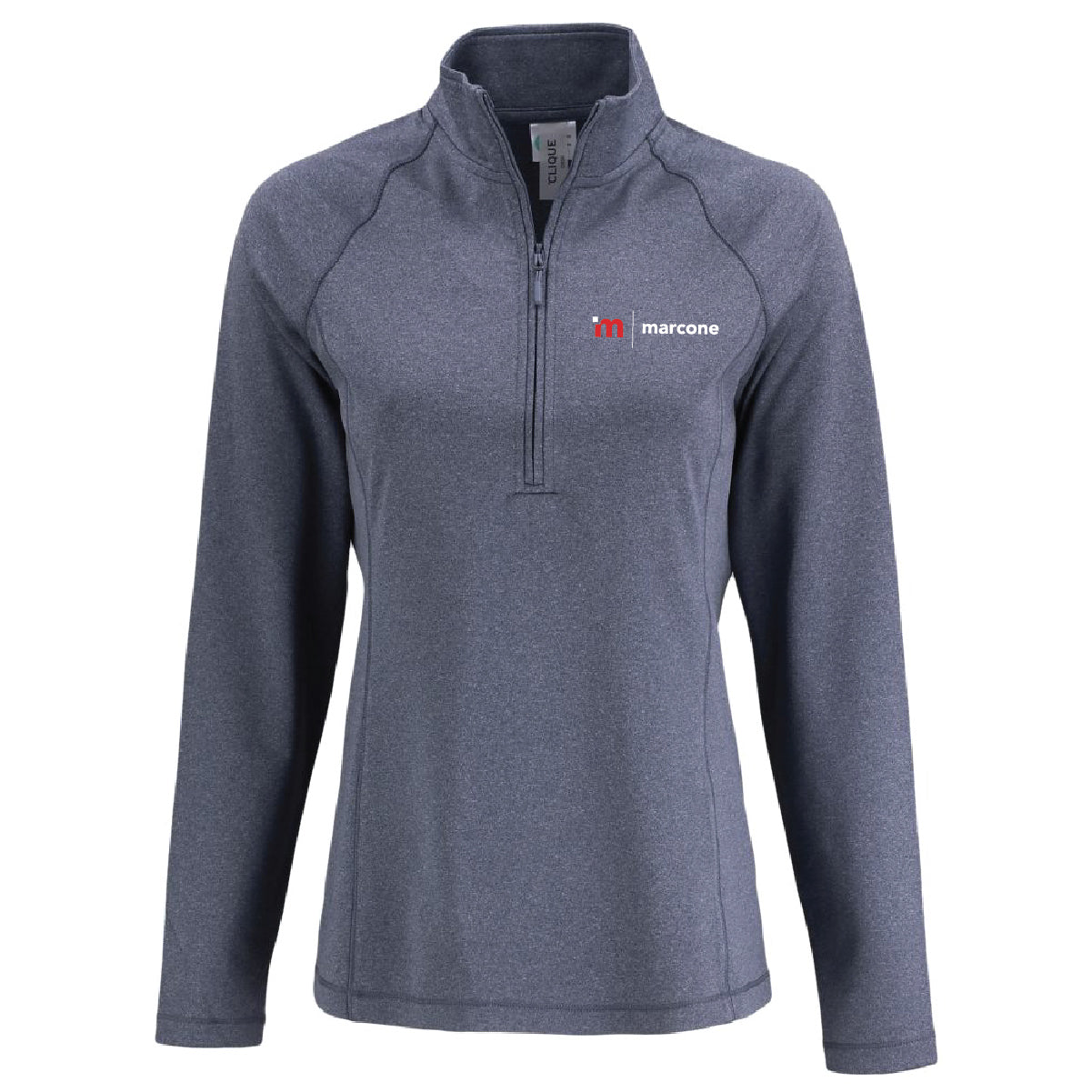 Clique by Cutter Women's Dash 1/4 Zip Sweatshirt with Marcone Logo