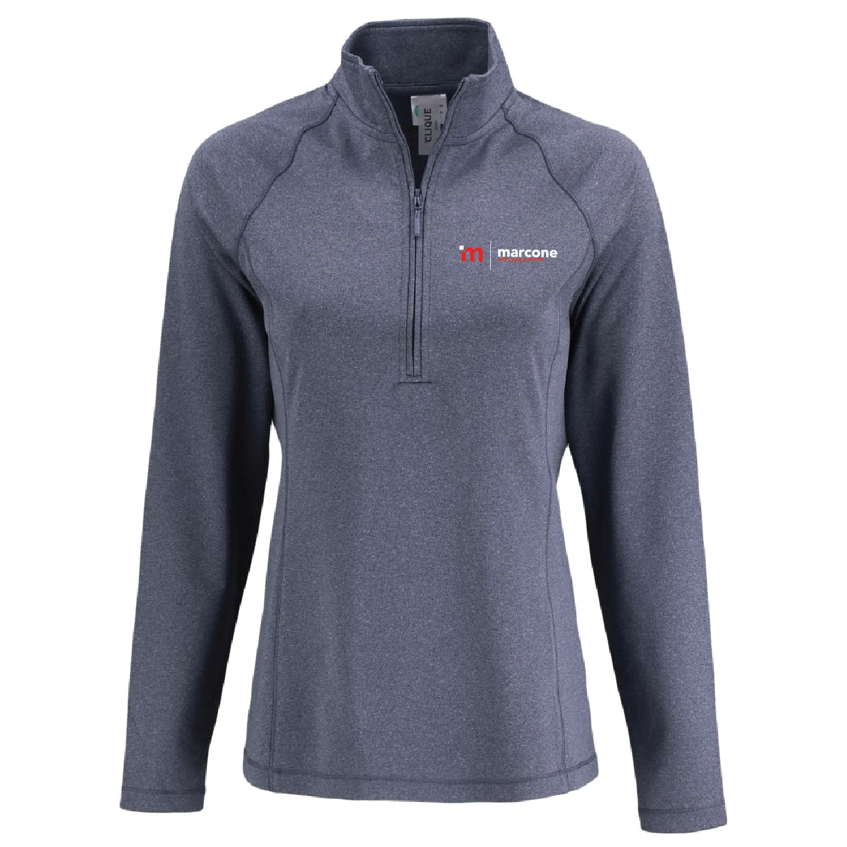 Clique by Cutter Women's Dash 1/4 Zip Sweatshirt with Marcone Appliance Logo