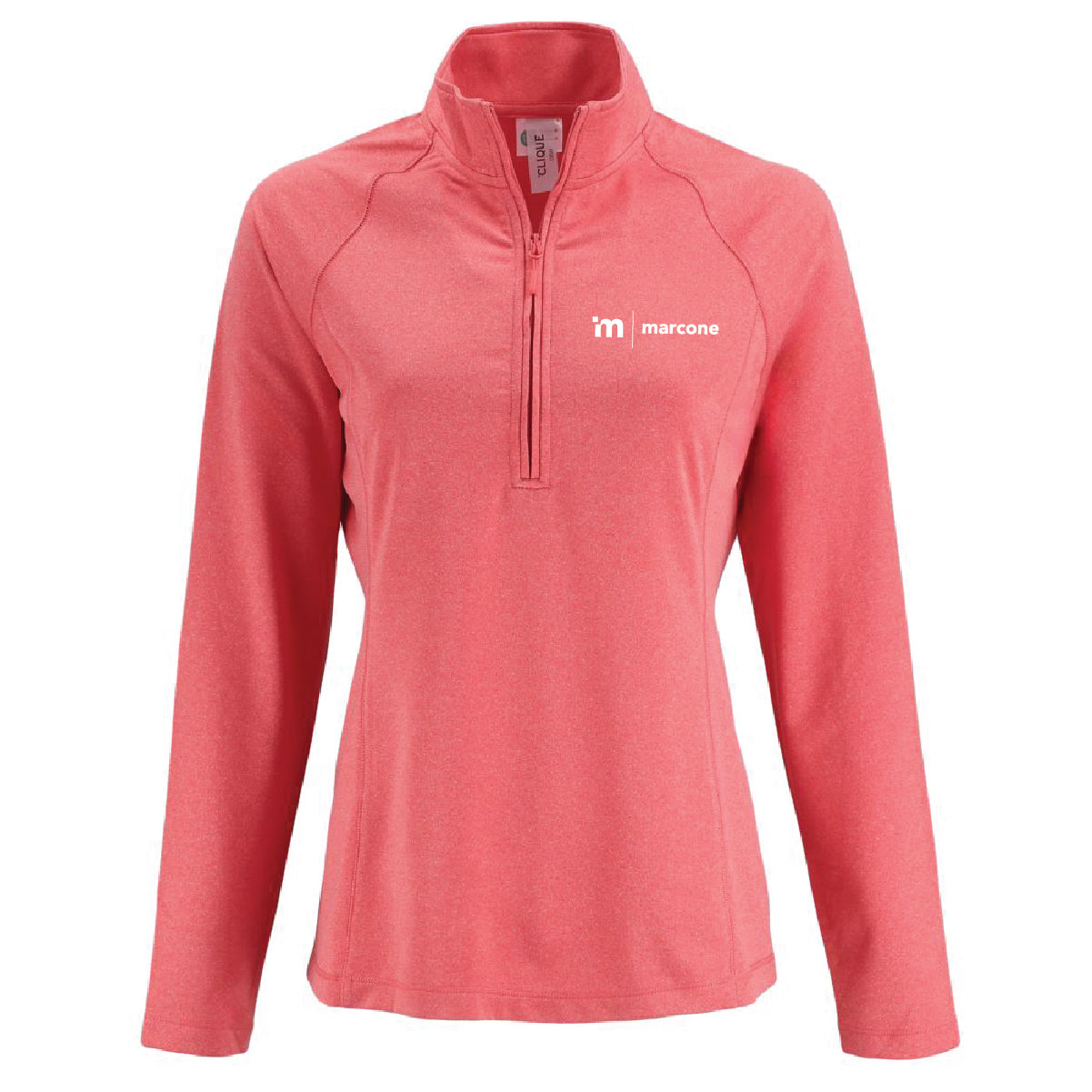 Clique by Cutter Women's Dash 1/4 Zip Sweatshirt with Marcone Logo