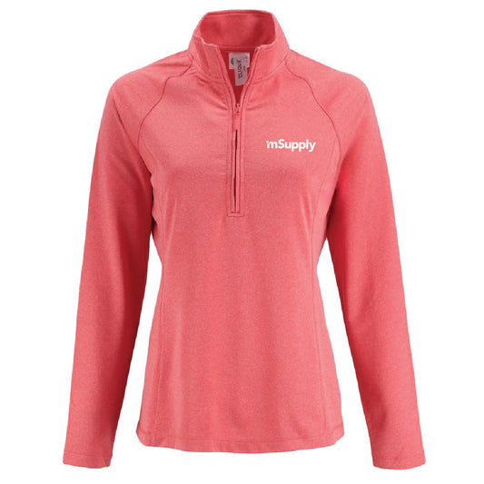 Clique by Cutter Women's Dash 1/4 Zip Sweatshirt with mSupply Logo
