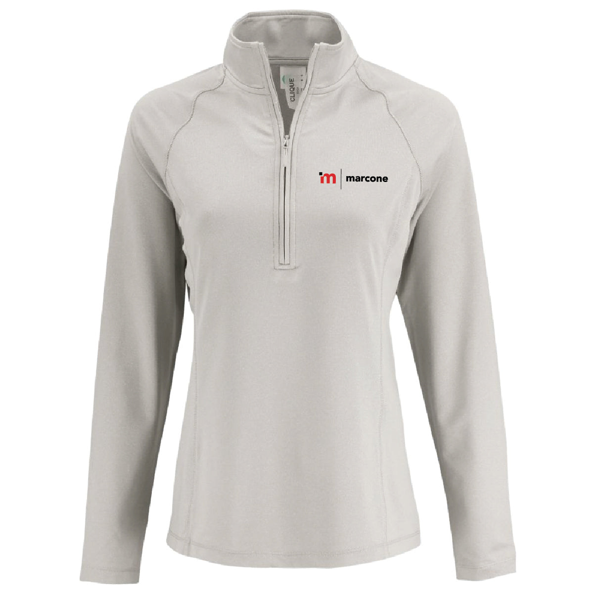 Clique by Cutter Women's Dash 1/4 Zip Sweatshirt with Marcone Logo