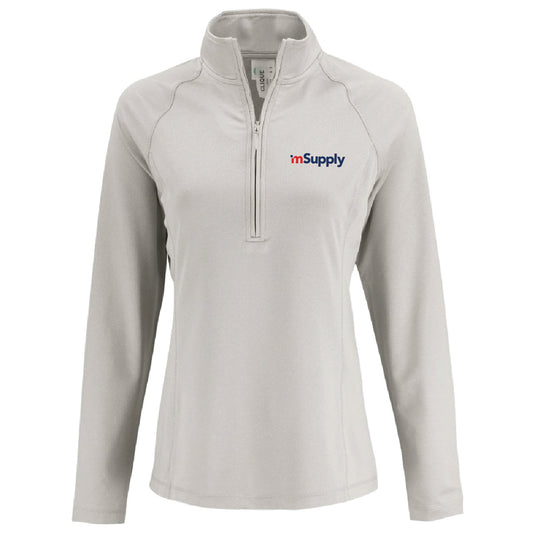 Clique by Cutter Women's Dash 1/4 Zip Sweatshirt with mSupply Logo
