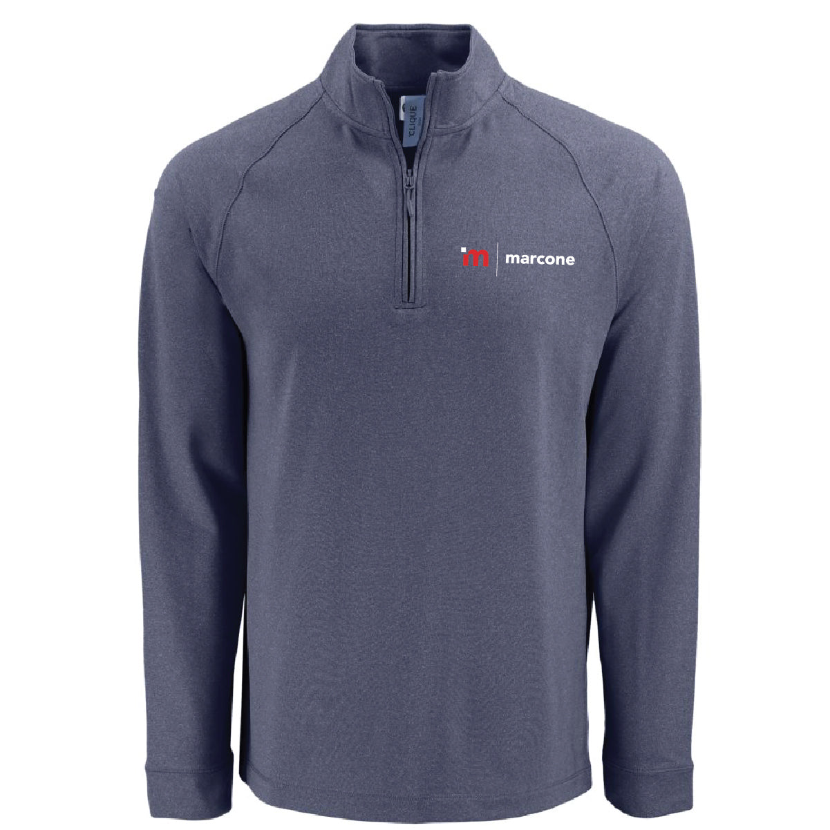 Clique by Cutter Men's Dash 1/4 Zip Sweatshirt with Marcone Logo