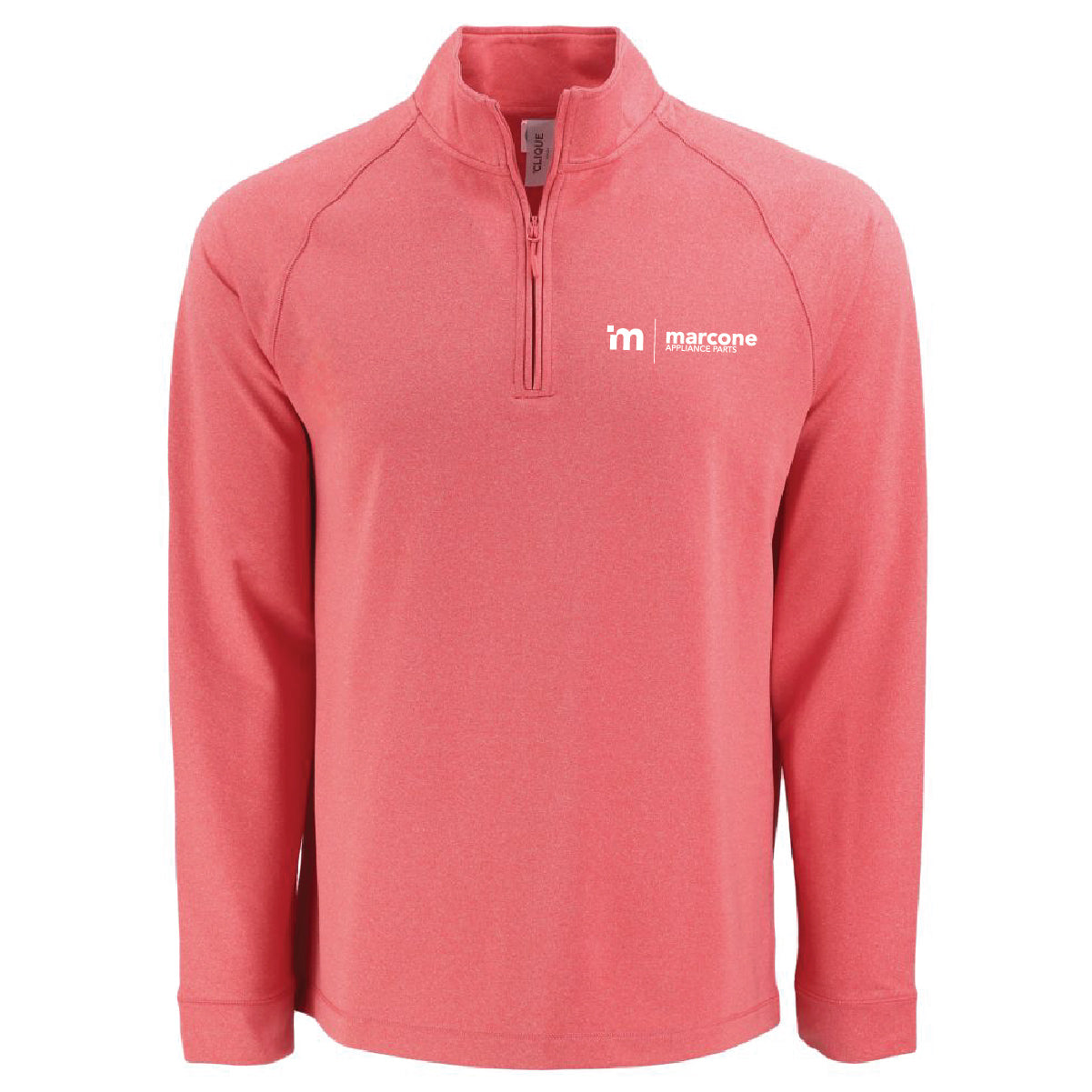 Clique by Cutter Men's Dash 1/4 Zip Sweatshirt with Marcone Appliance Logo