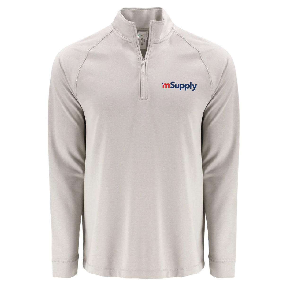 Clique by Cutter Men's Dash 1/4 Zip Sweatshirt with mSupply Logo