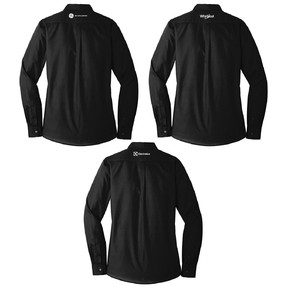 Port Authority Women's Long Sleeve Poplin Shirt with Marcone Logo