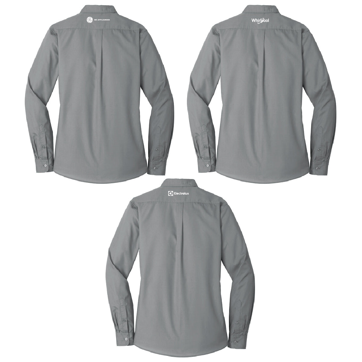 Port Authority Women's Long Sleeve Poplin Shirt with Marcone Logo