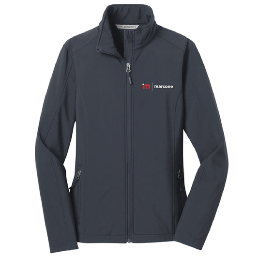Port Authority Women's Core Soft Shell Jacket with Marcone Logo