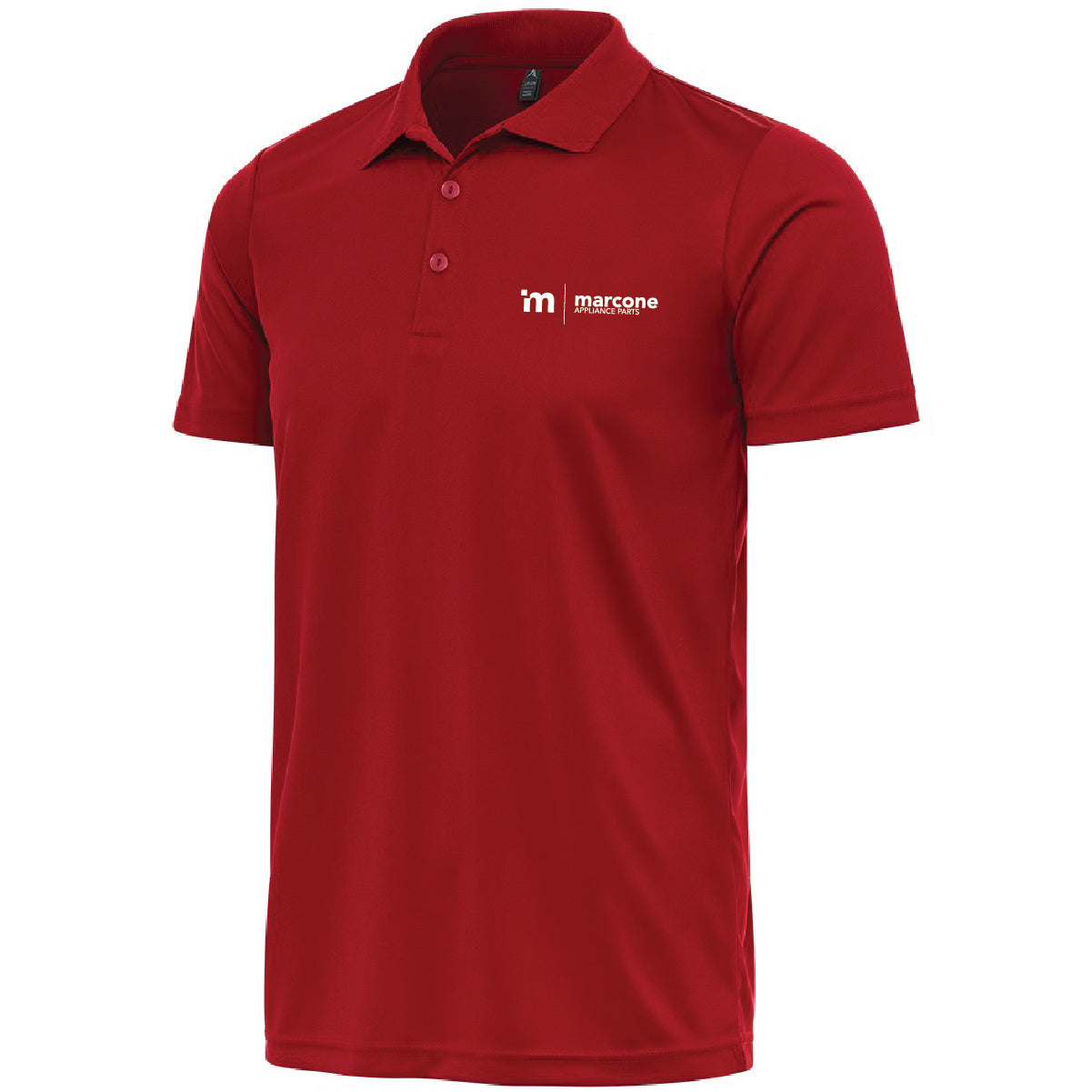 Antigua Men's Flex Polo with Marcone Appliance Logo