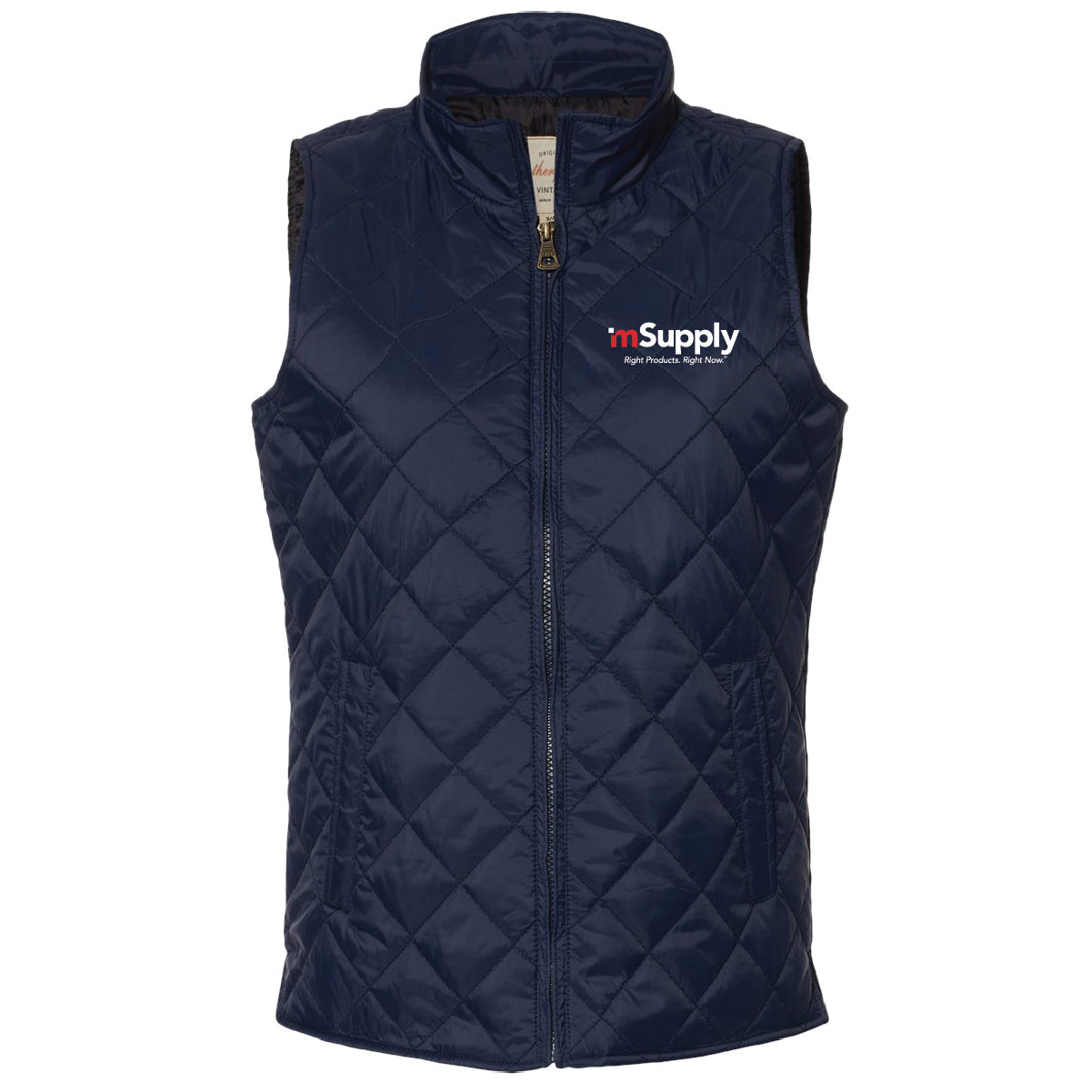 Winner's Circle Weatherproof Women's Vintage Diamond Quilted Vest