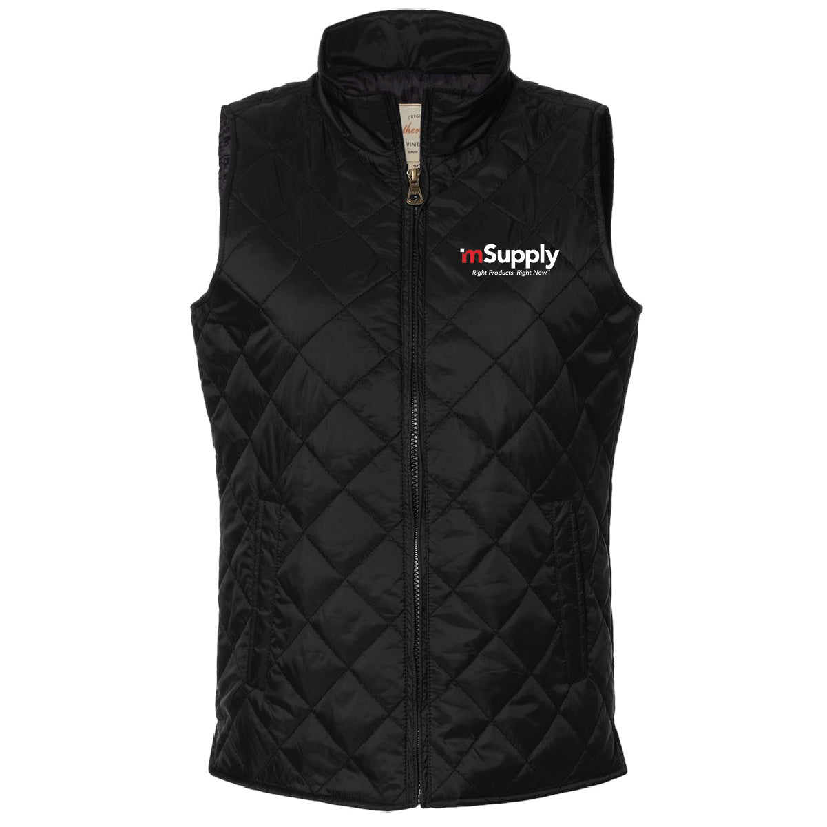 Winner's Circle Weatherproof Women's Vintage Diamond Quilted Vest