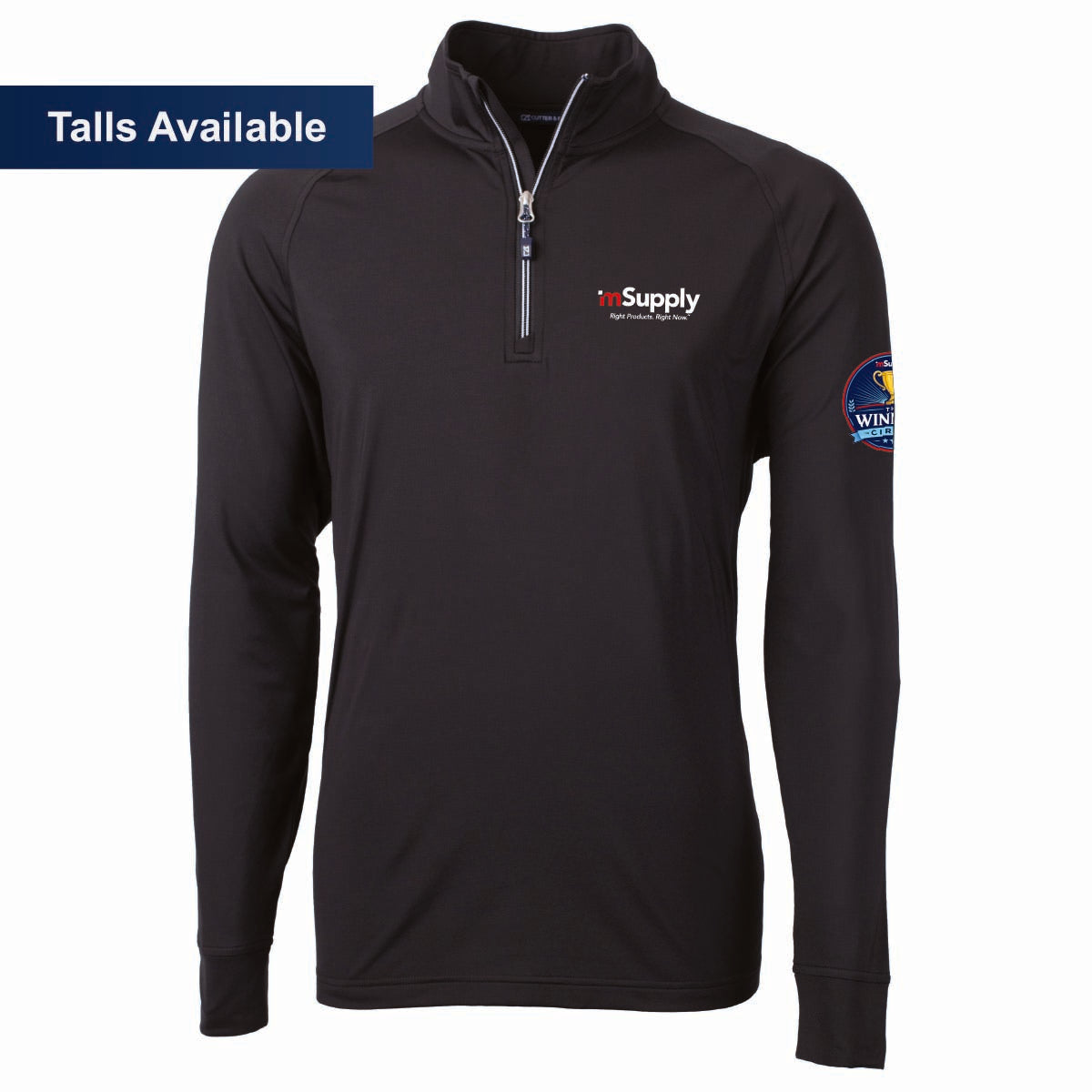 Winner's Circle Cutter & Buck Men's Eco Stretch 1/4 Zip