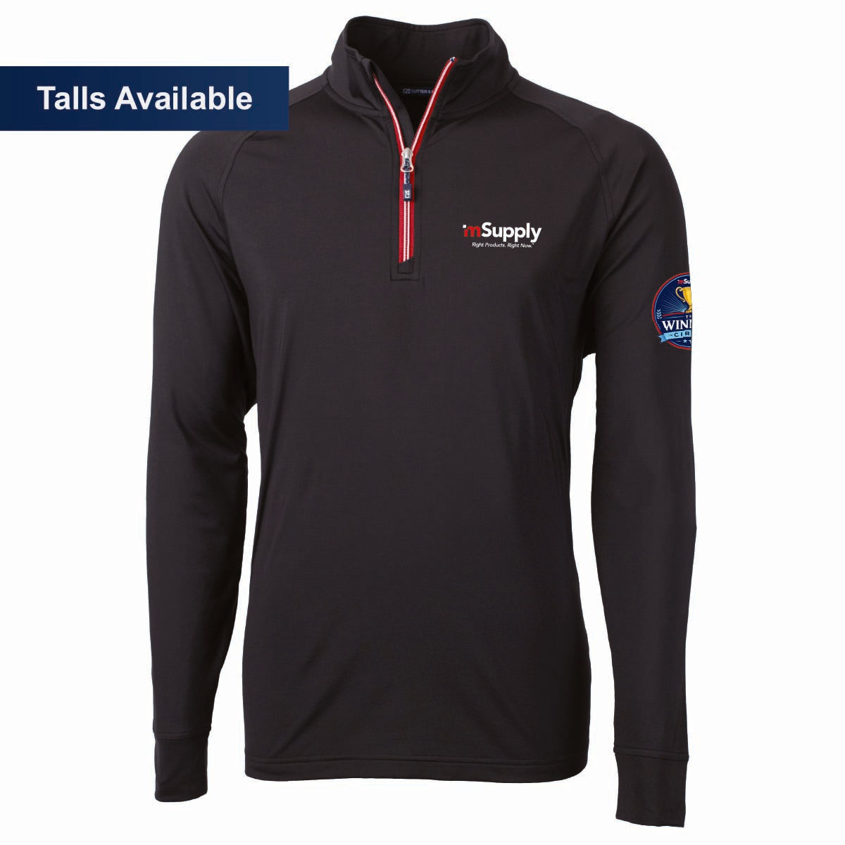 Winner's Circle Cutter & Buck Men's Eco Stretch 1/4 Zip