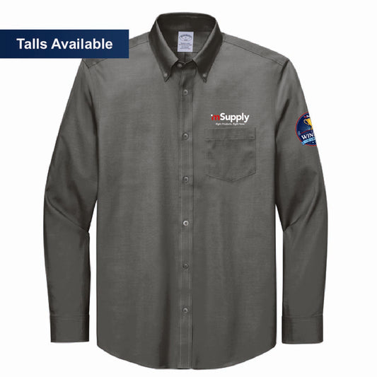 Winner's Circle Brooks Brothers Men's Pinpoint Long Sleeve Shirt